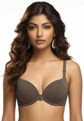 Front Open Buckle Hook Padded Bra – Soft Knit Fabric | Comfortable &amp; Supportive