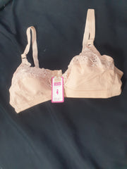 Galaxy Net Soft Floral Cotton Bra – Half Chicken | Comfortable & Stylish