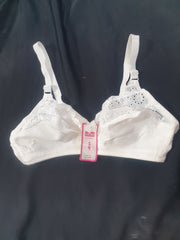 Galaxy Net Soft Floral Cotton Bra – Half Chicken | Comfortable & Stylish