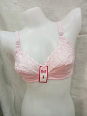 Galaxy Net Soft Floral Cotton Bra – Half Chicken | Comfortable & Stylish