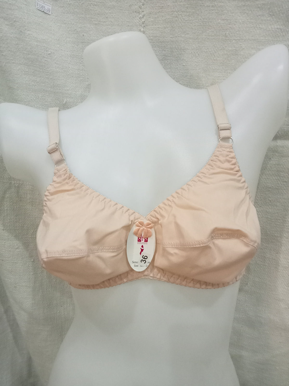 Plain High-Quality Cotton Bra – Soft, Breathable & Comfortable Fit