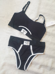 Front Hollow Sports vest cotton Bra Set – Threaded Cotton | Breathable & Stylish