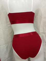 Front Hollow Sports vest cotton Bra Set – Threaded Cotton | Breathable & Stylish