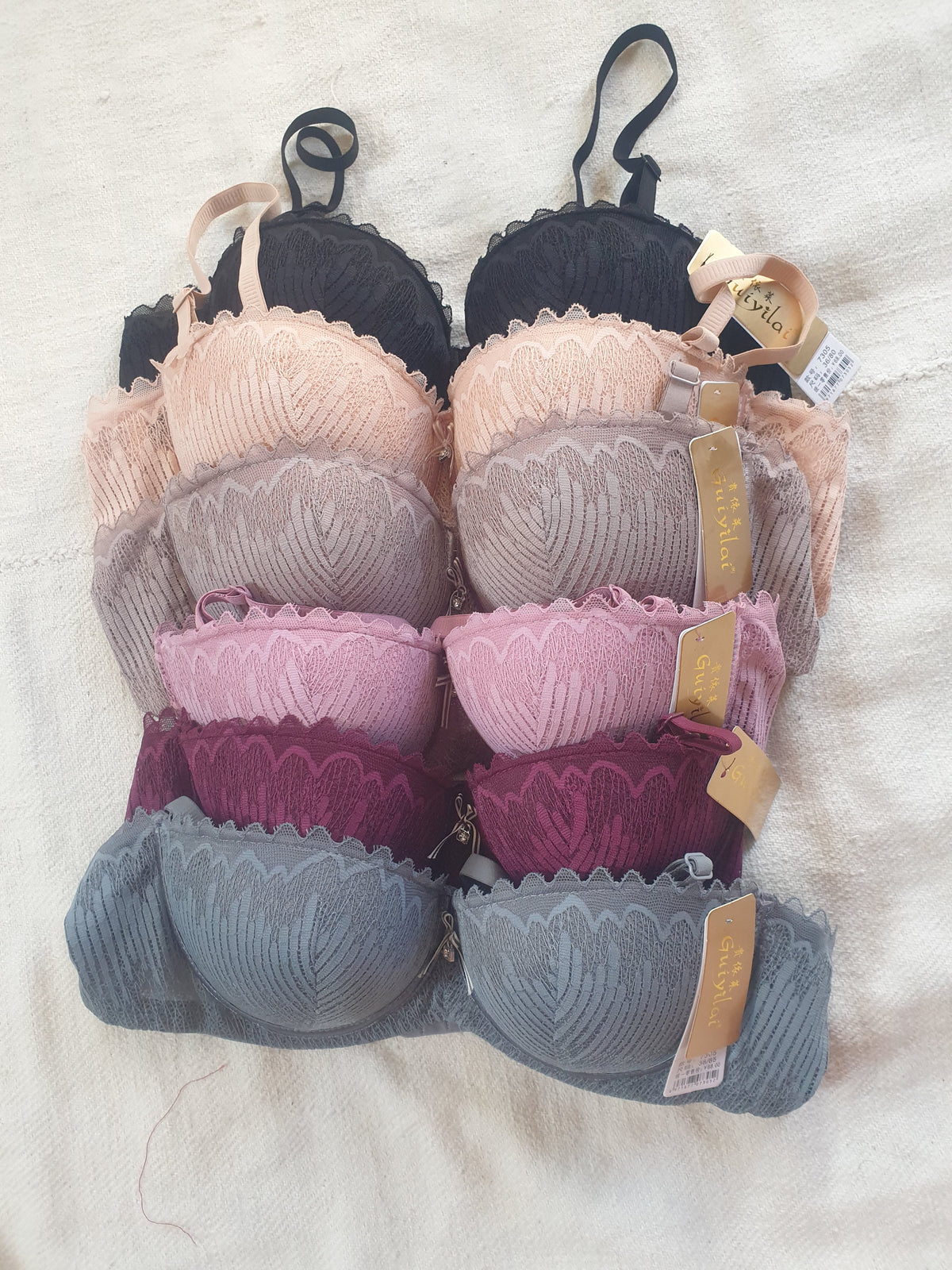 Fancy Net Thin Padded Push-Up Bra – Elegant, Stylish &amp; Comfortable