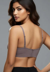 Fancy Net Thin Padded Push-Up Bra – Elegant, Stylish &amp; Comfortable
